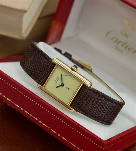 chrono24 cartier tank must|cartier tank watch second hand.